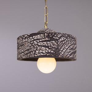 Seville Ceramic Mid-Century Modern Pendant Light, Black Clay - View 1