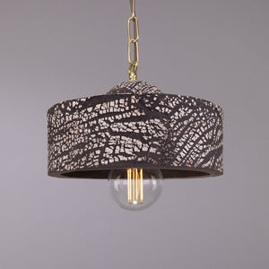 Seville Ceramic Mid-Century Modern Pendant Light, Black Clay - View 4