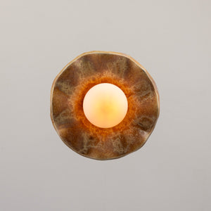Rivale Pendant Light with Wavy Ceramic Shade, Oatstone 21cm IP20 - View 17