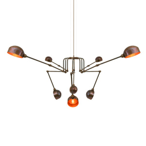 San Jose Modern Chandelier | Polished Brass - View 7