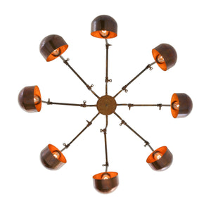 San Jose Modern Chandelier | Polished Brass - View 9