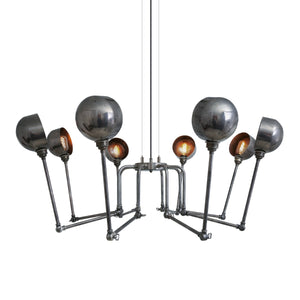 San Jose Modern Chandelier | Polished Brass - View 5