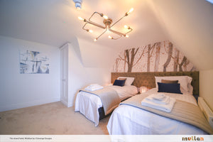 Irbid Modern Flush Chandelier, Eight-Arm - View 7