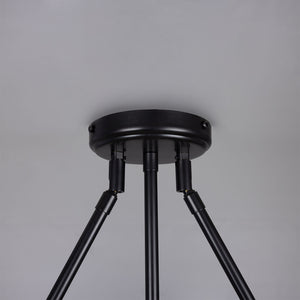 Eclipse Chandelier | Matt Black - View 16