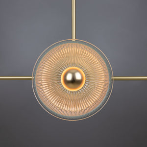 Eclipse Chandelier | Matt Black - View 3
