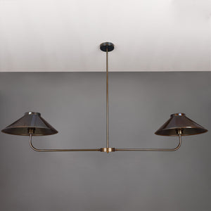 Princeton Modern Brass Island Chandelier - View 6