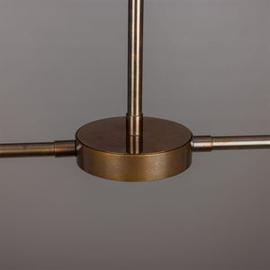 Princeton Modern Brass Island Chandelier - View 8