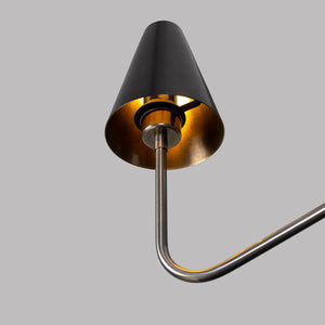 Salvador Island Bar Chandelier with Brass Shades - View 20