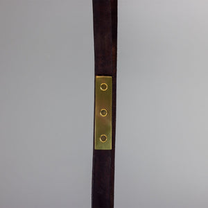 Holmes Linear Island Pendant with Leather Straps, Five-Light - View 8