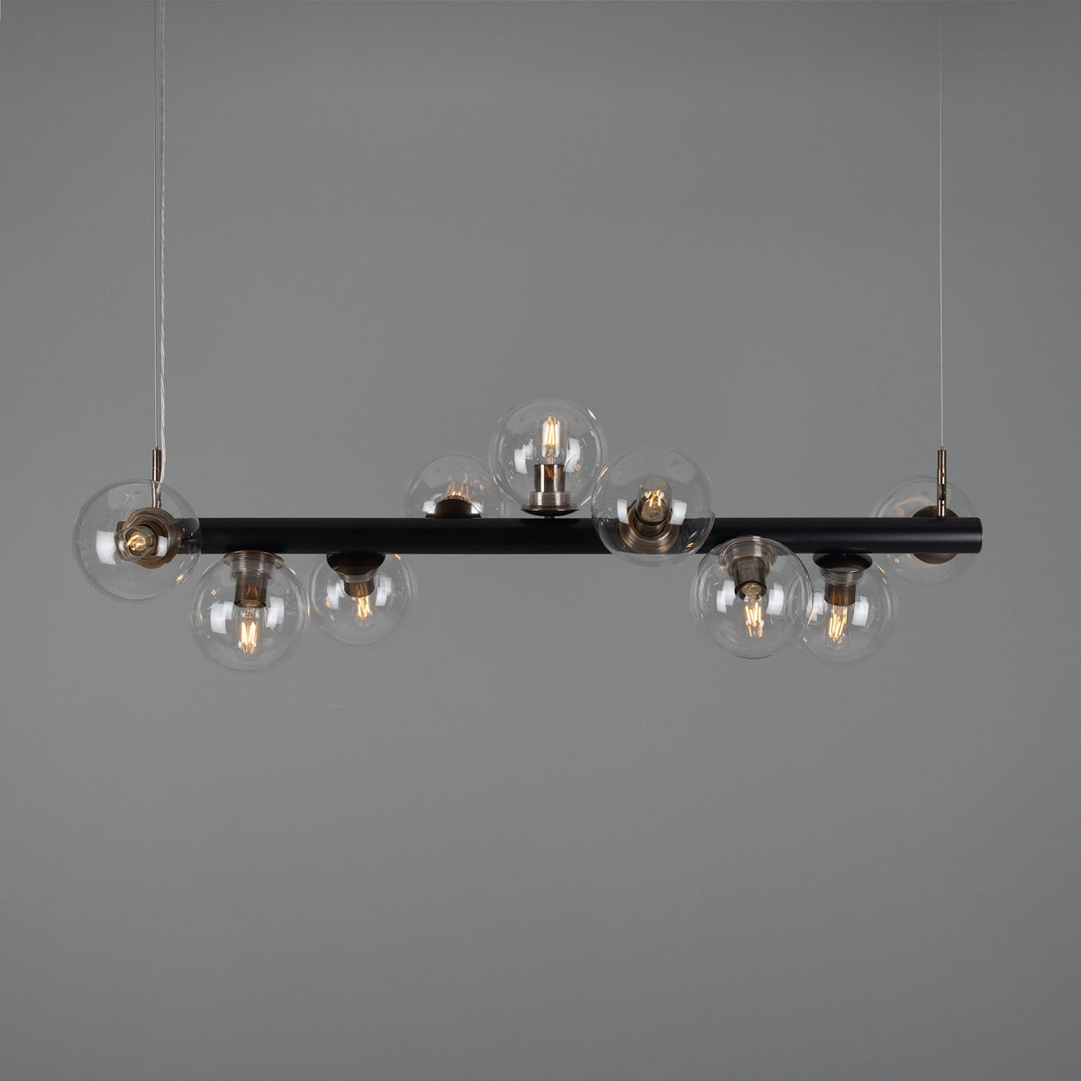 Moriarty Linear Island Pendant Light, Nine-Light - Main View