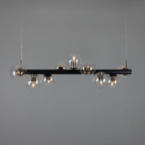 Moriarty Linear Island Pendant Light, Nine-Light - Main View