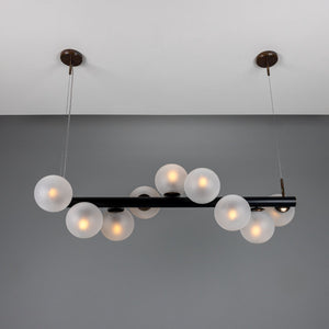 Moriarty Linear Island Pendant Light, Nine-Light - View 8