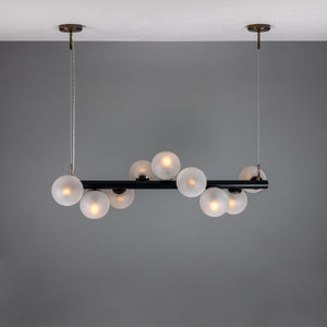 Moriarty Linear Island Pendant Light, Nine-Light - View 9