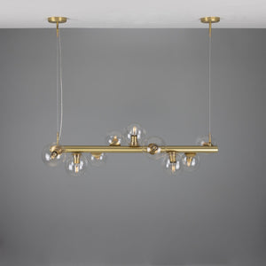 Moriarty Linear Island Pendant Light, Nine-Light - View 19
