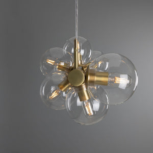 Moriarty Linear Island Pendant Light, Nine-Light - View 20