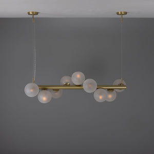 Moriarty Linear Island Pendant Light, Nine-Light - View 25