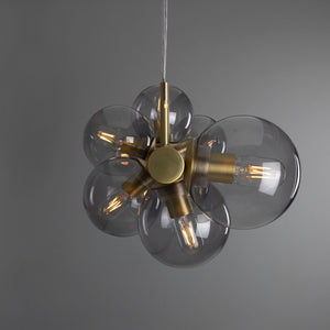 Moriarty Linear Island Pendant Light, Nine-Light - View 31