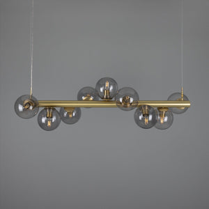 Moriarty Linear Island Pendant Light, Nine-Light - View 28