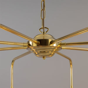 Genoa Eight Light Prismatic Glass Chandelier, 109cm IP20 - View 13