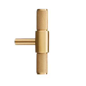 Samford Small Brass Knurled Pull Handle 7.5cm