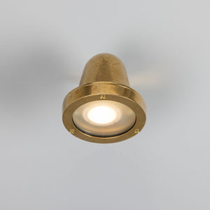 Thames Outdoor Brass Spotlight IP64 - View 8
