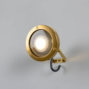 Thames Outdoor Brass Spotlight IP64 - View 10