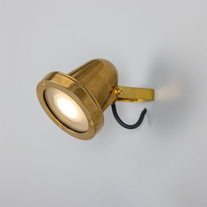 Thames Outdoor Brass Spotlight IP64 - View 6