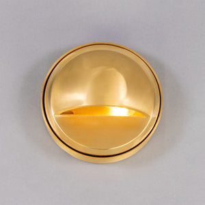 Ancona Wall-mounted Brass Pathway Light 8.7cm IP65 - View 5