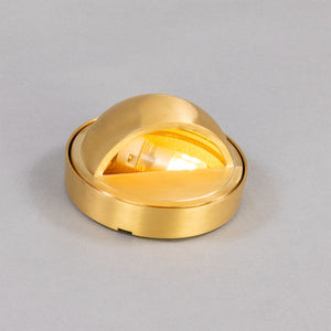 Ancona Wall-mounted Brass Pathway Light 8.7cm IP65 - View 6