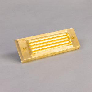 Cebu Brass Grille Wall Light 23cm IP65 - View 2