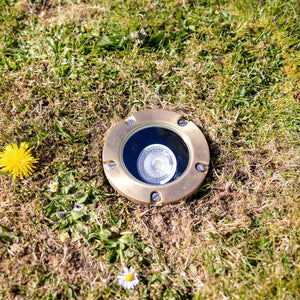 Antwerp Brass Adjustable Ground Spot 15cm IP65 - View 3
