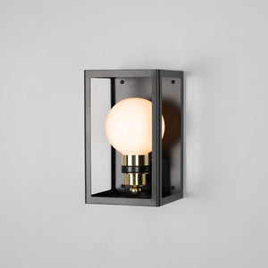 Hamilton Outdoor Box Lantern Wall Light IP65 - View 11