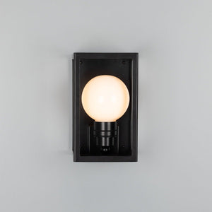Hamilton Outdoor Box Lantern Wall Light IP65 - View 2
