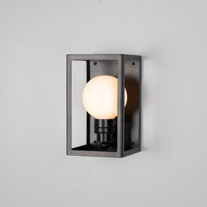 Hamilton Outdoor Box Lantern Wall Light IP65 - Main View
