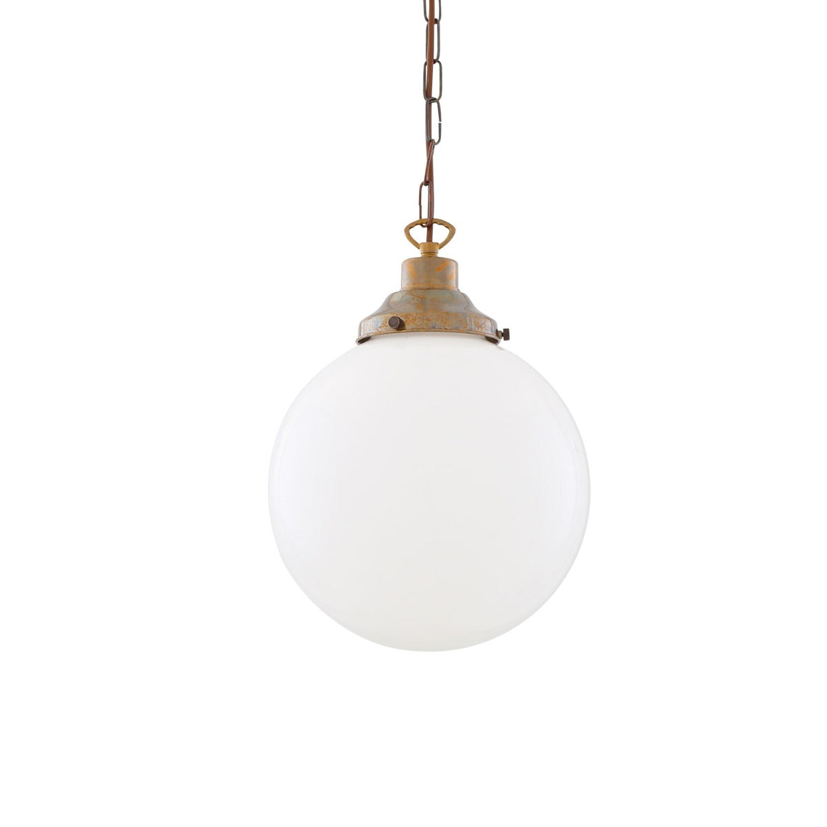 Yerevan 25cm Globe Pendant | Satin Brass - View 2