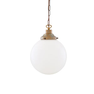 Yerevan 25cm Globe Pendant | Satin Brass - View 1