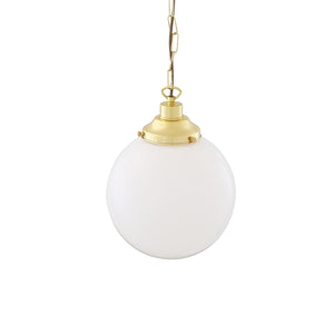 Yerevan 25cm Globe Pendant | Satin Brass - View 11