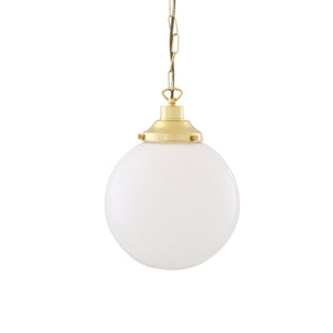 Yerevan 25cm Globe Pendant | Satin Brass - View 9