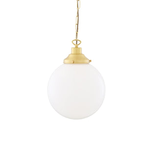 Yerevan 25cm Globe Pendant | Satin Brass - View 13