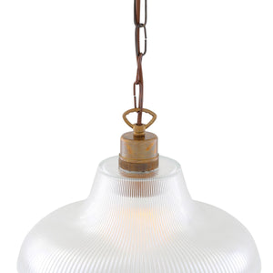 London Prismatic Railway Glass Pendant Light 30cm - View 4