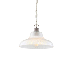London Prismatic Railway Glass Pendant Light 30cm - View 6
