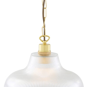 London Prismatic Railway Glass Pendant Light 30cm - View 12