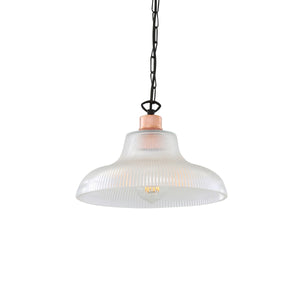 London Prismatic Railway Glass Pendant Light 30cm - View 18