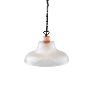 London Prismatic Railway Glass Pendant Light 30cm - View 19