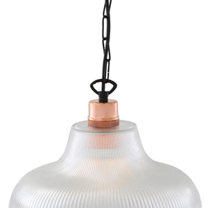 London Prismatic Railway Glass Pendant Light 30cm - View 20