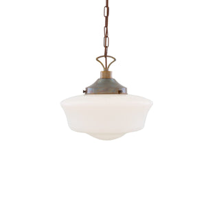 1920's Schoolhouse Pendant Light 35cm IP20 - Main View