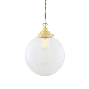 Riad Clear Globe Pendant Light 30cm - View 9