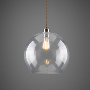 Eden Clear Sphere Pendant 35cm - View 7
