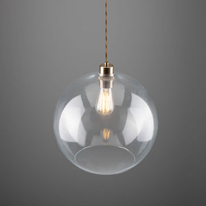 Eden Clear Sphere Pendant 35cm - View 9