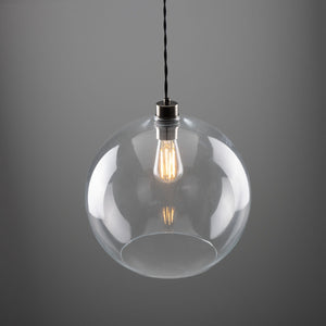 Eden Clear Sphere Pendant 35cm - View 13